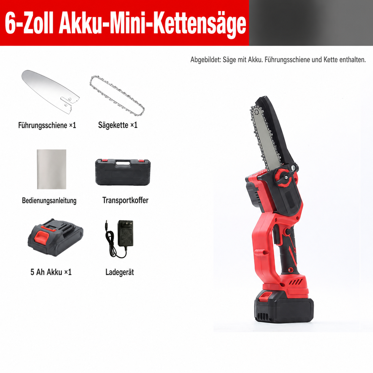 Forstsäge für den Außeneinsatz